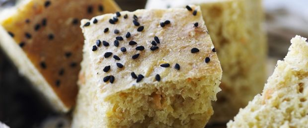 Hurtigt krydret øko brød til mad