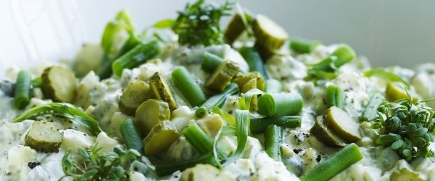 Økologisk æggesalat
