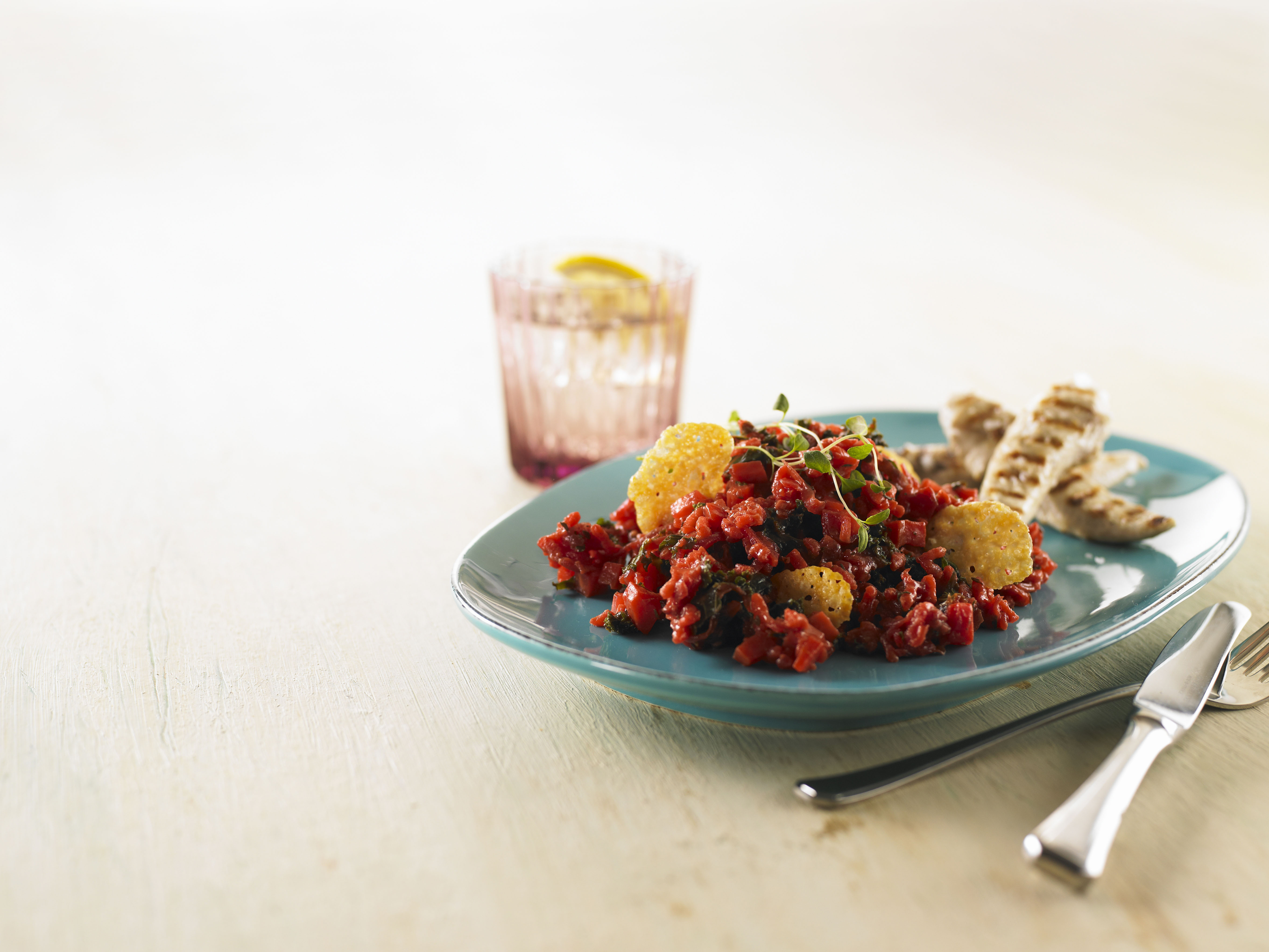 Pink risotto med lakrids