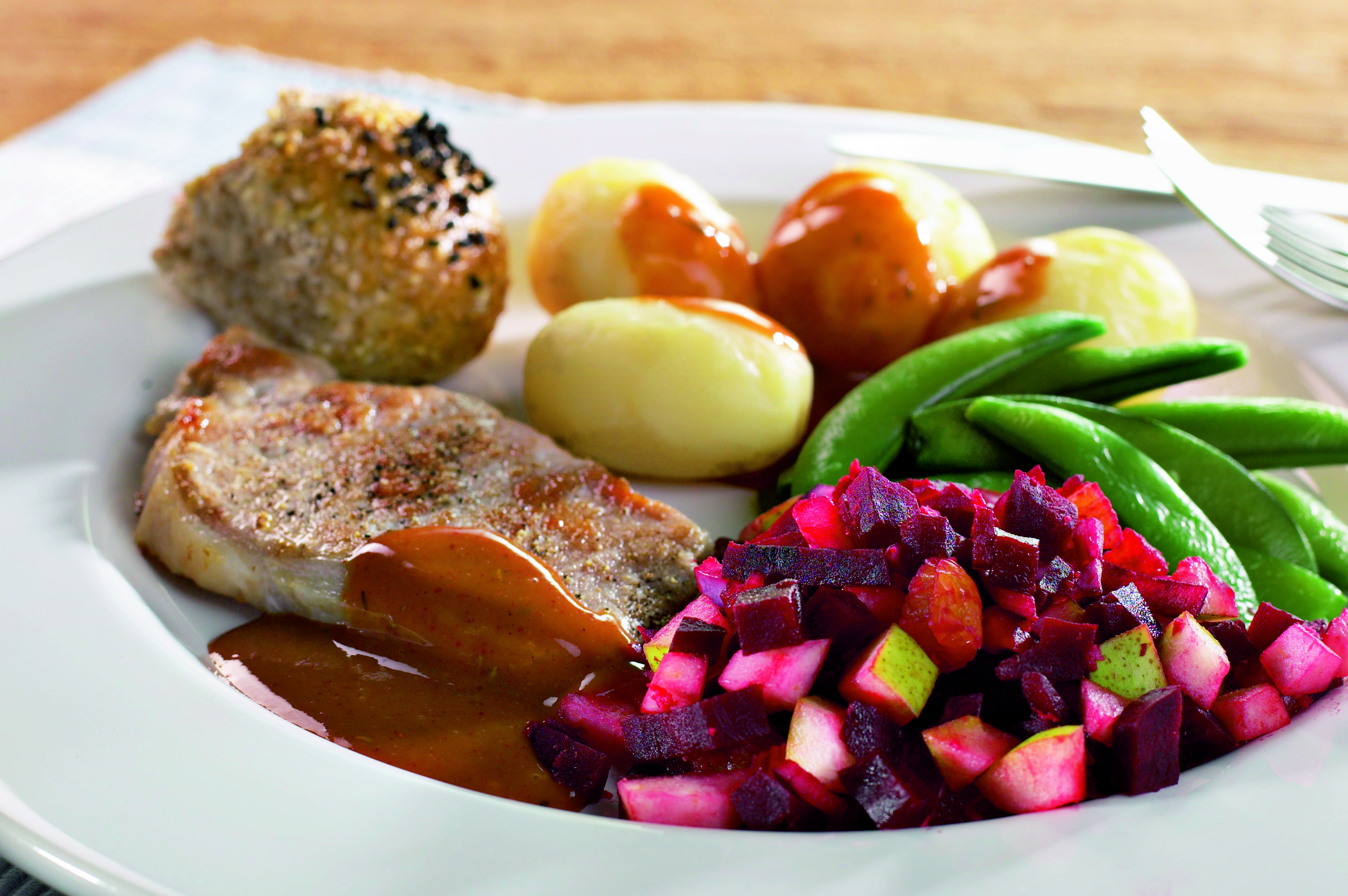 Rødbede-pære relish