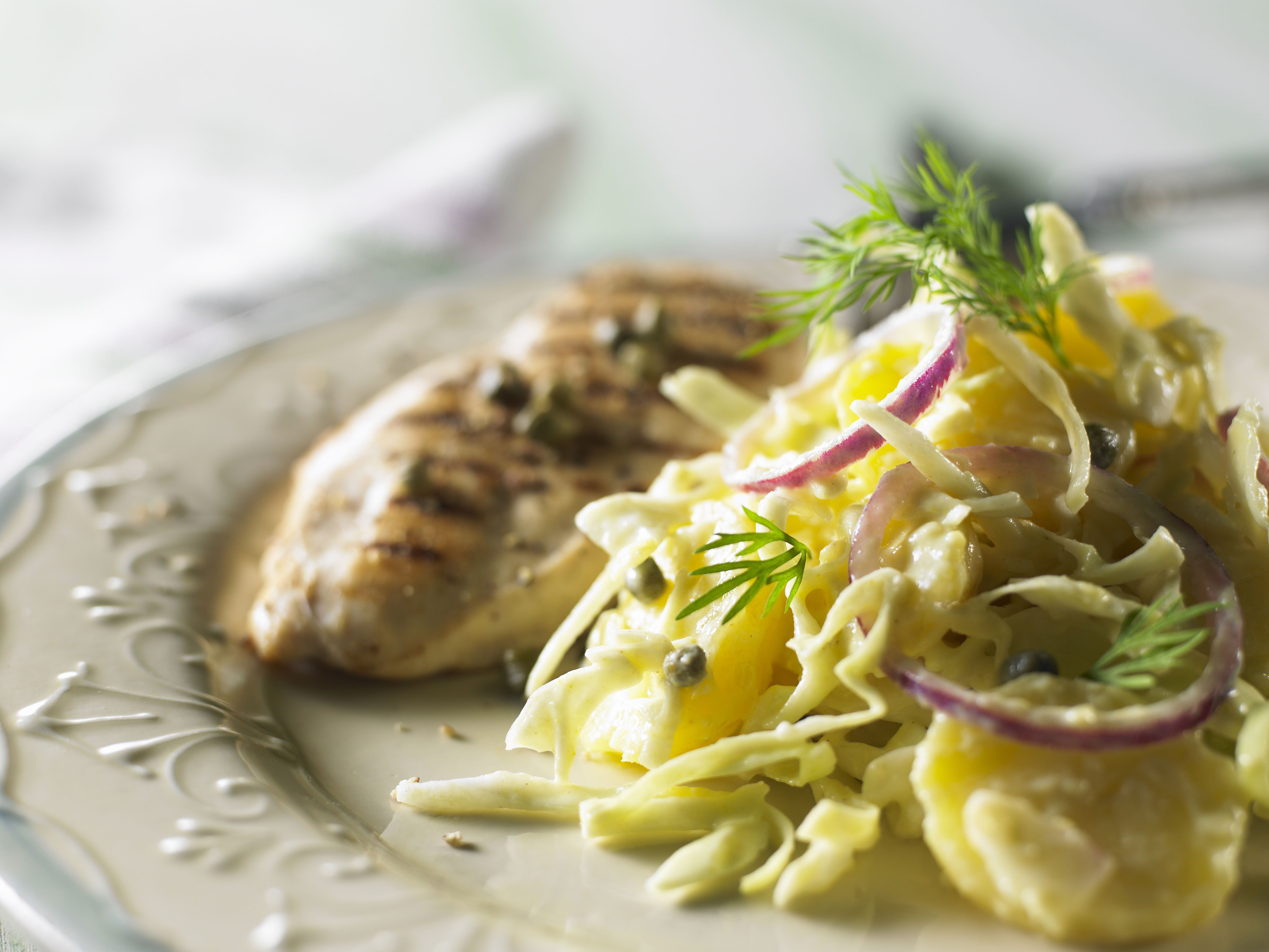 Sennepskartofler med spidskål 