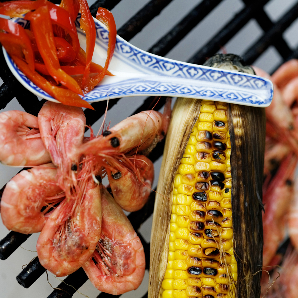 Gourmetrejer - og majskolber på grill