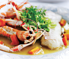 Nytårstorsk med jomfruhummer
