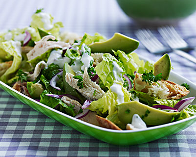 Romainesalat a la Caesar