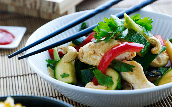 Kylling cashew med koriander