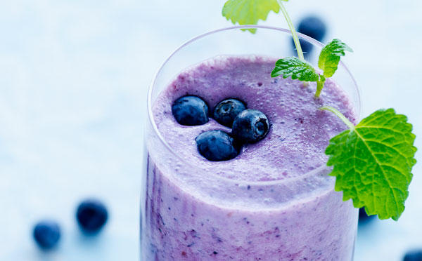 Blåbærsmoothie