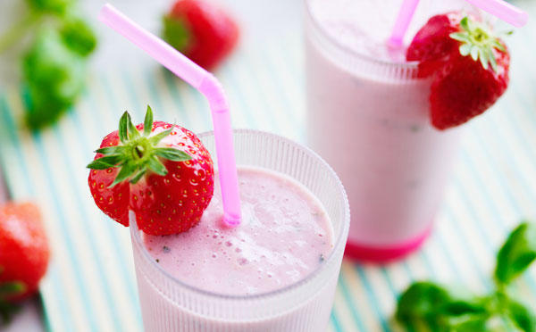Jordbær-smoothie 