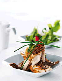 Salat med pebermakrel