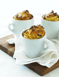 Bagt kartoffelpuré med estragon