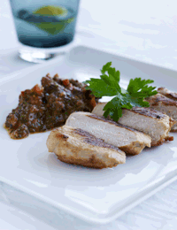 Filet Royal med olivensauce