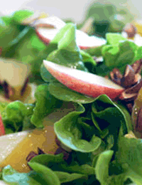 Grøn jordbærsalat