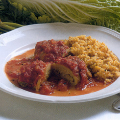 Dolmere med bulgurpilaf