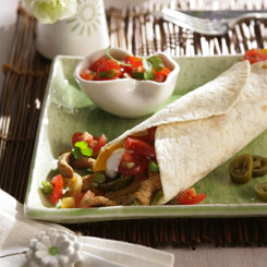 Fajitas med wokstrimler a la Mexico