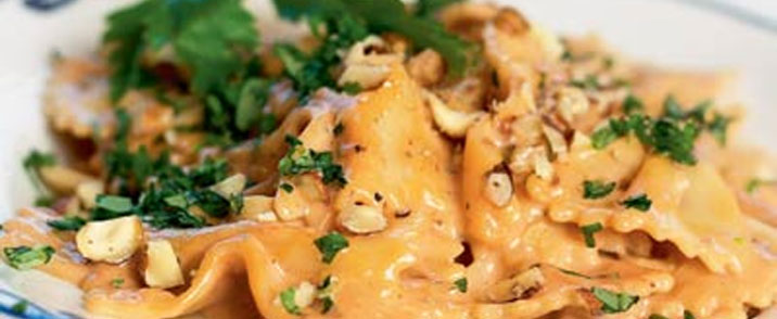 Pasta med gorgonzolasauce