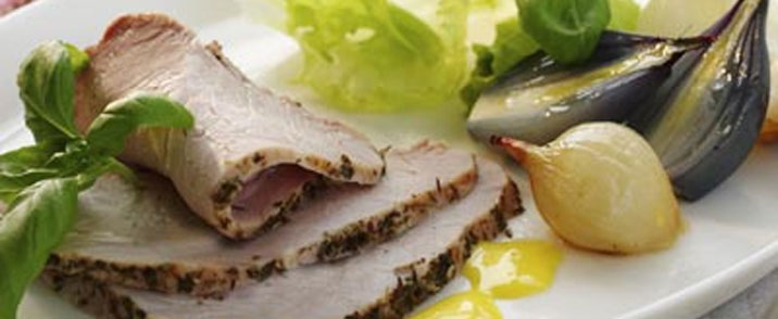 Provence marineret skinkesteg
