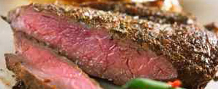 Cajun style Entrecote serveret med ”vilde” kartofler og krasse bønner