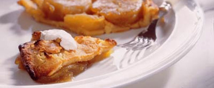 Fransk “omvendt” æbletærte