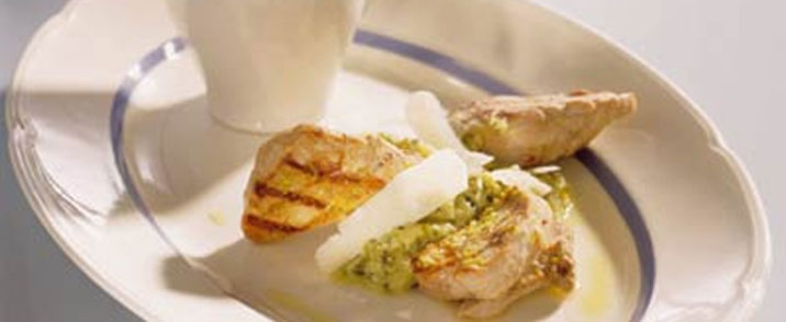 Grillet svinemørbrad marineret med lime