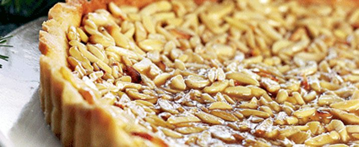 Mandeltærte med honning