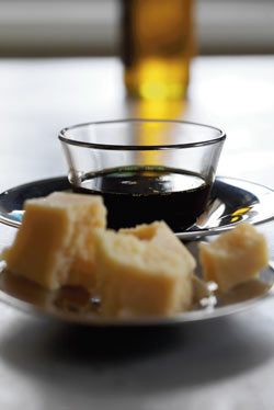 Vinaigrette til parmesanosten