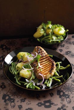 Kaffeglaserede herregårdskoteletter