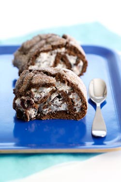 Chokoladeroulade med fyld