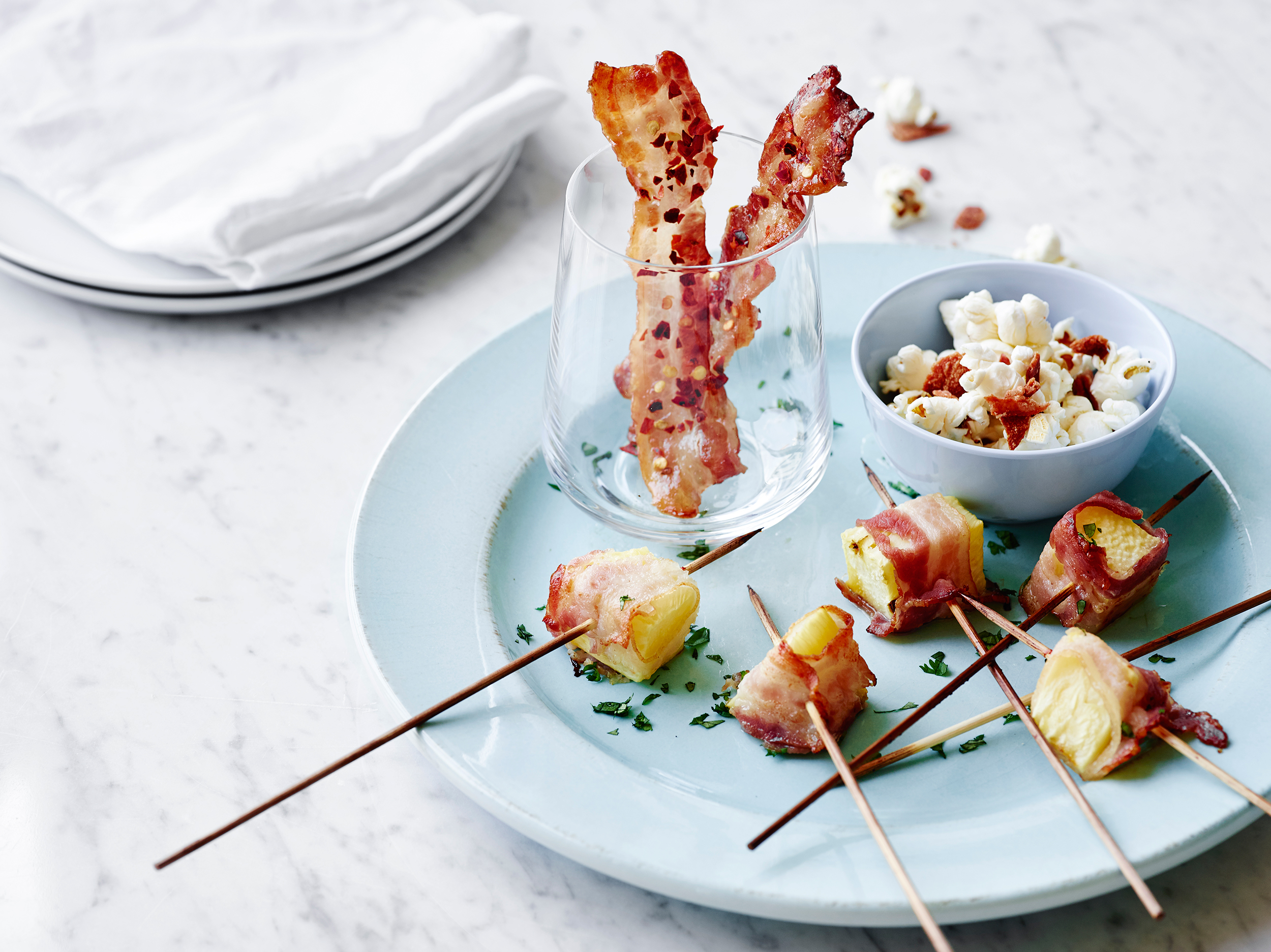 Snacks til baconelskere