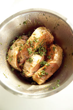 Ahornsirup- og balsamicomarinade