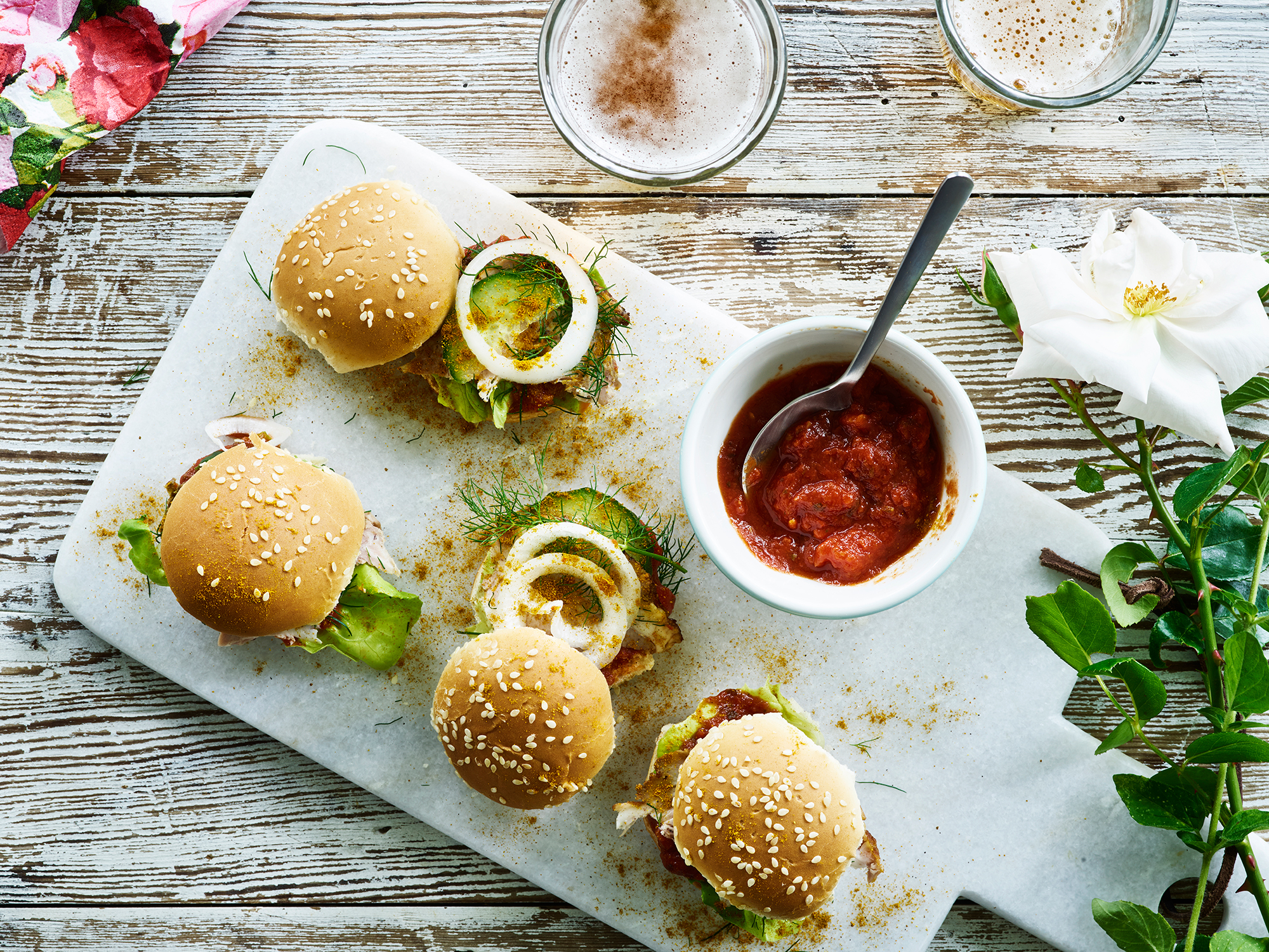 Lækre Curry sliders