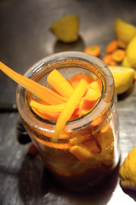 Citronsyltede gulerødder