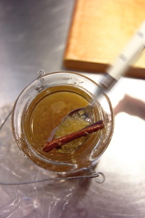 Syltet ingefær med kanel