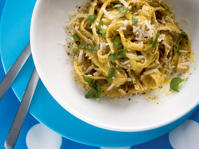Pasta med pesto