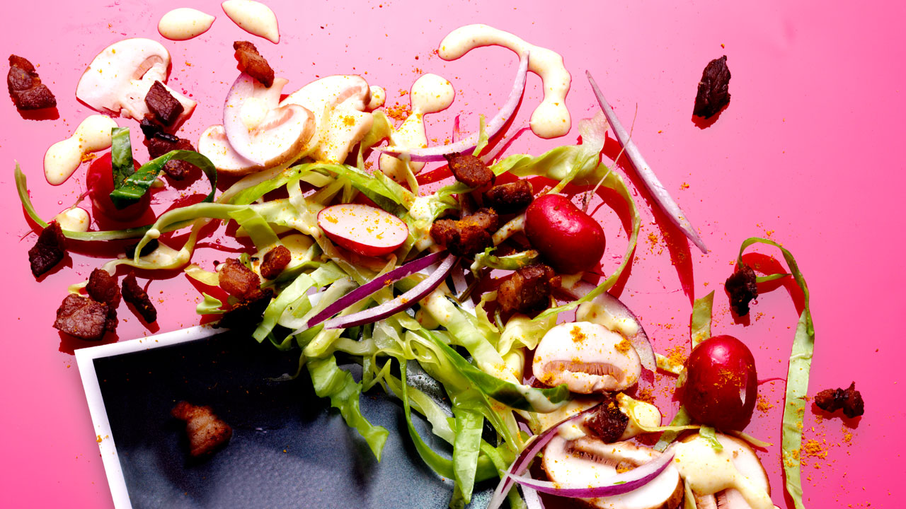 Frisk coleslaw med karry