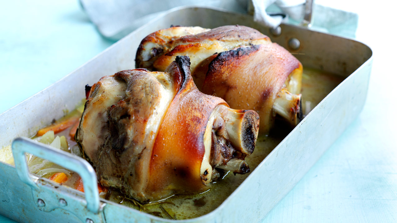 Braiserede svineskanke