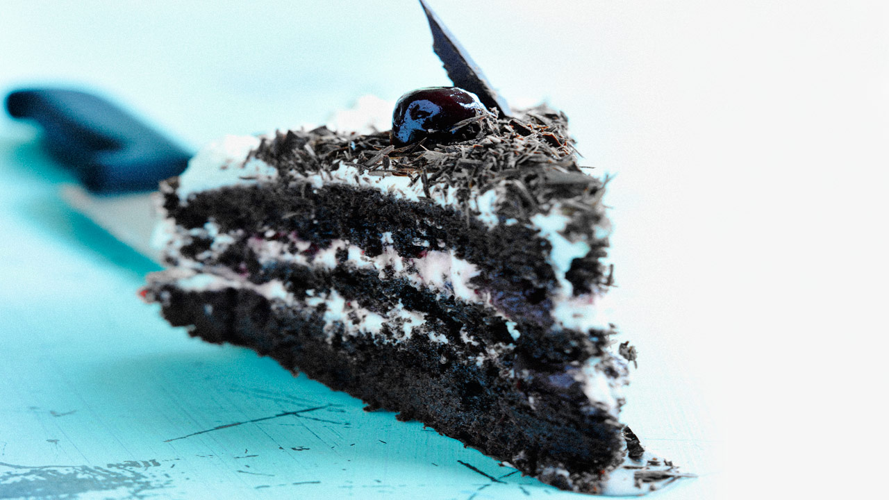 Tysk kirsebærtærte - Schwarzwalder Kirchtort