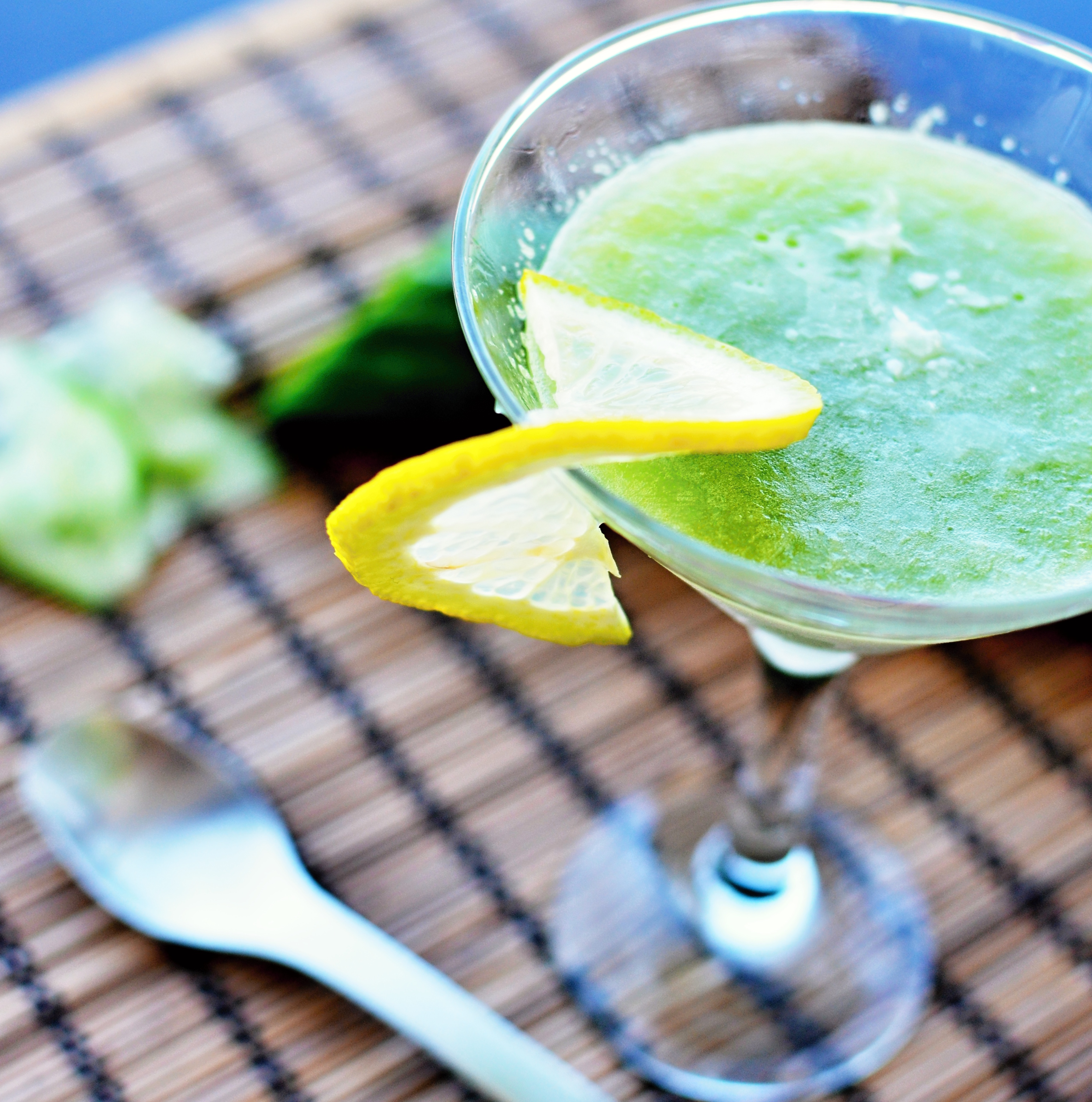 Agurkeis med mynte og gin