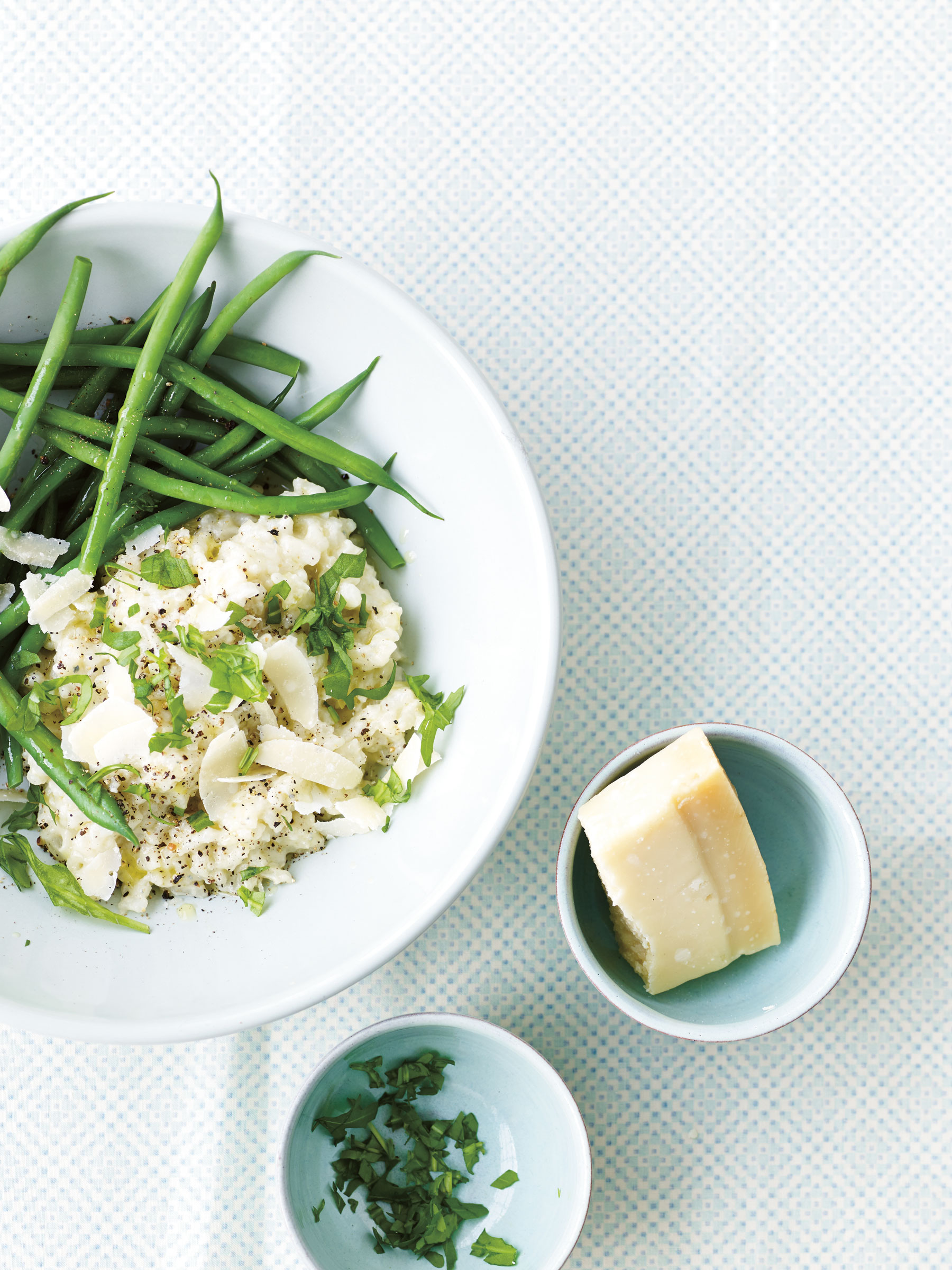 Risotto med øl og blåskimmel