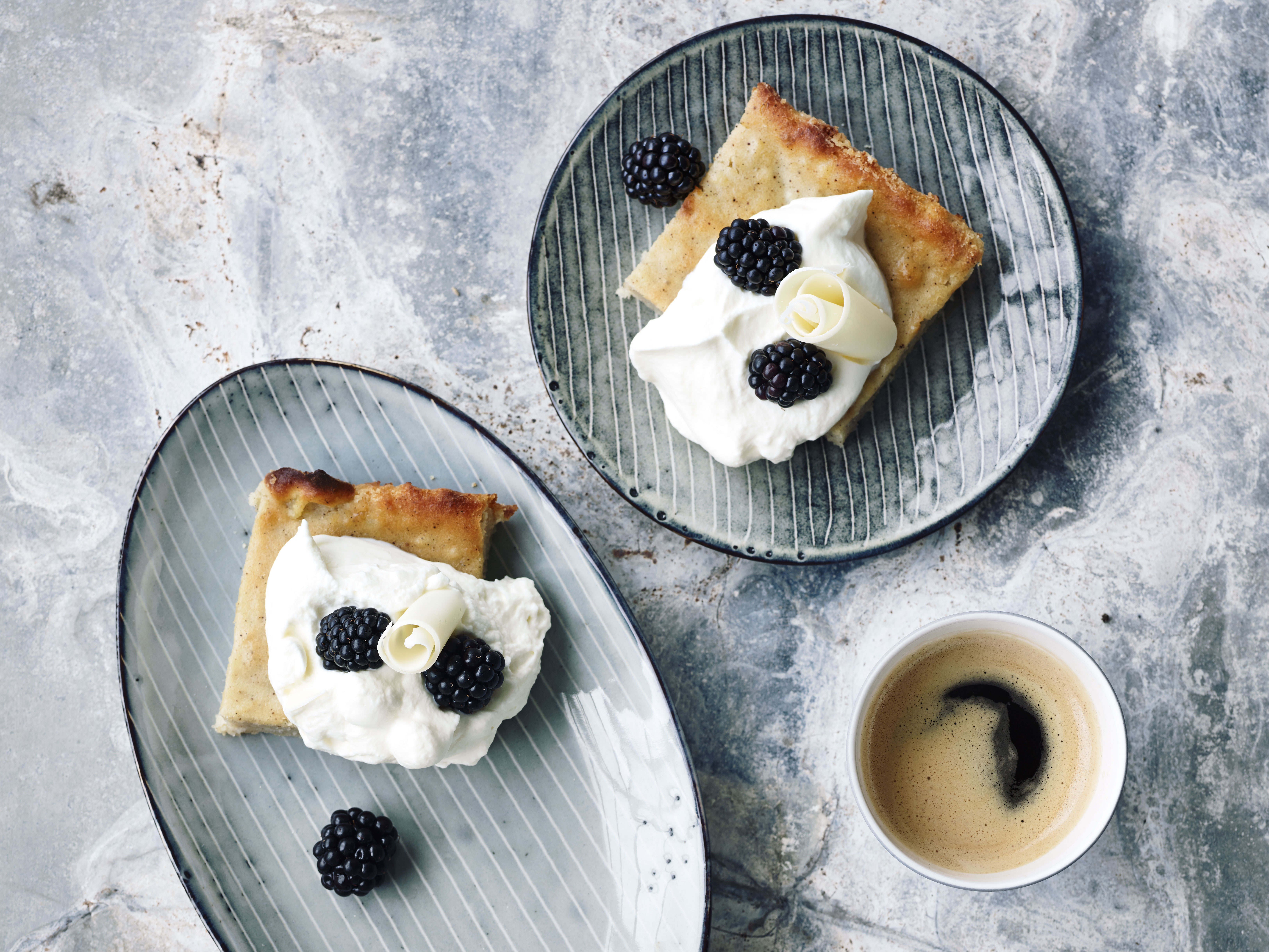 Kartoffelkage med marcipan