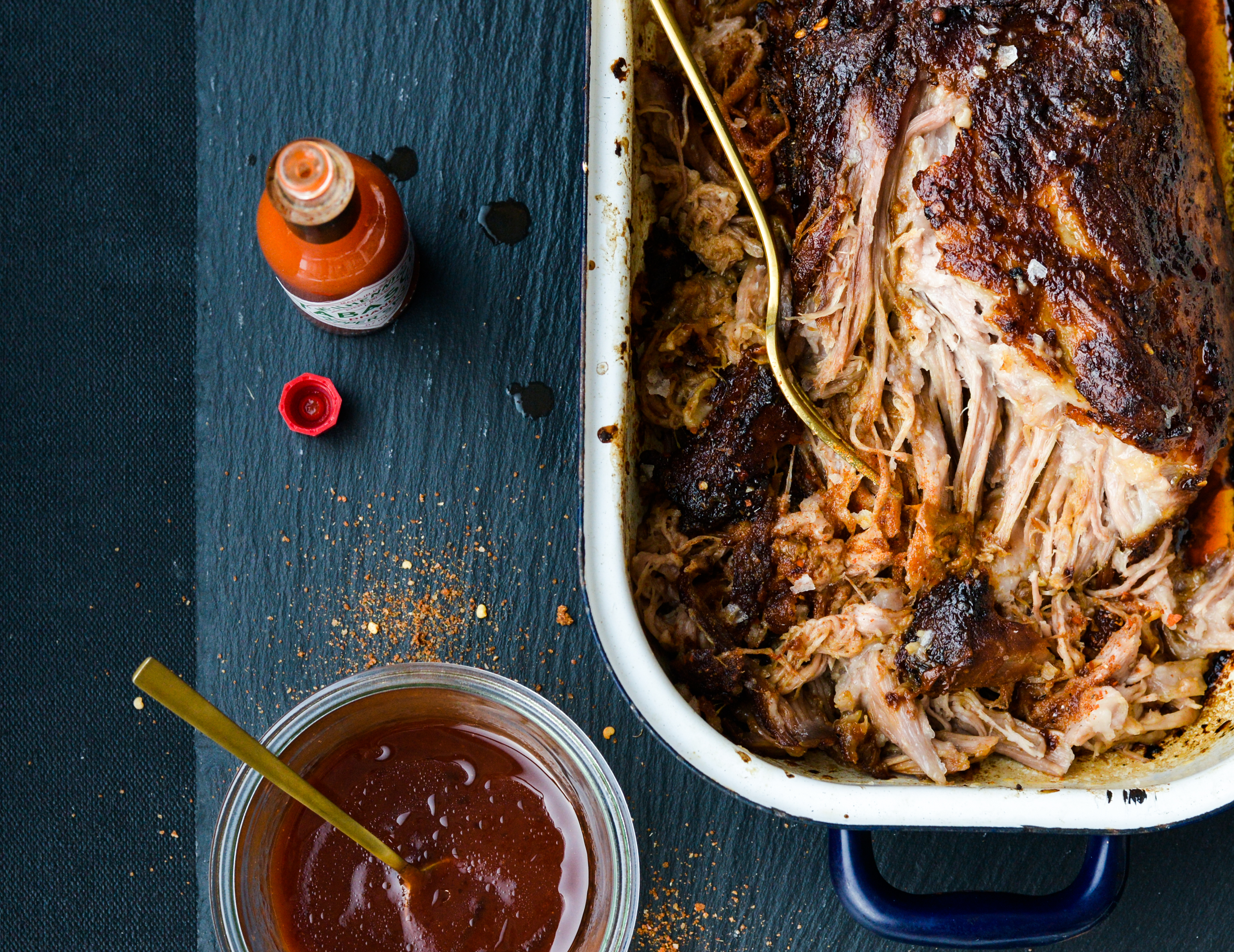 Hjemmelavet barbecuesauce til pulled pork