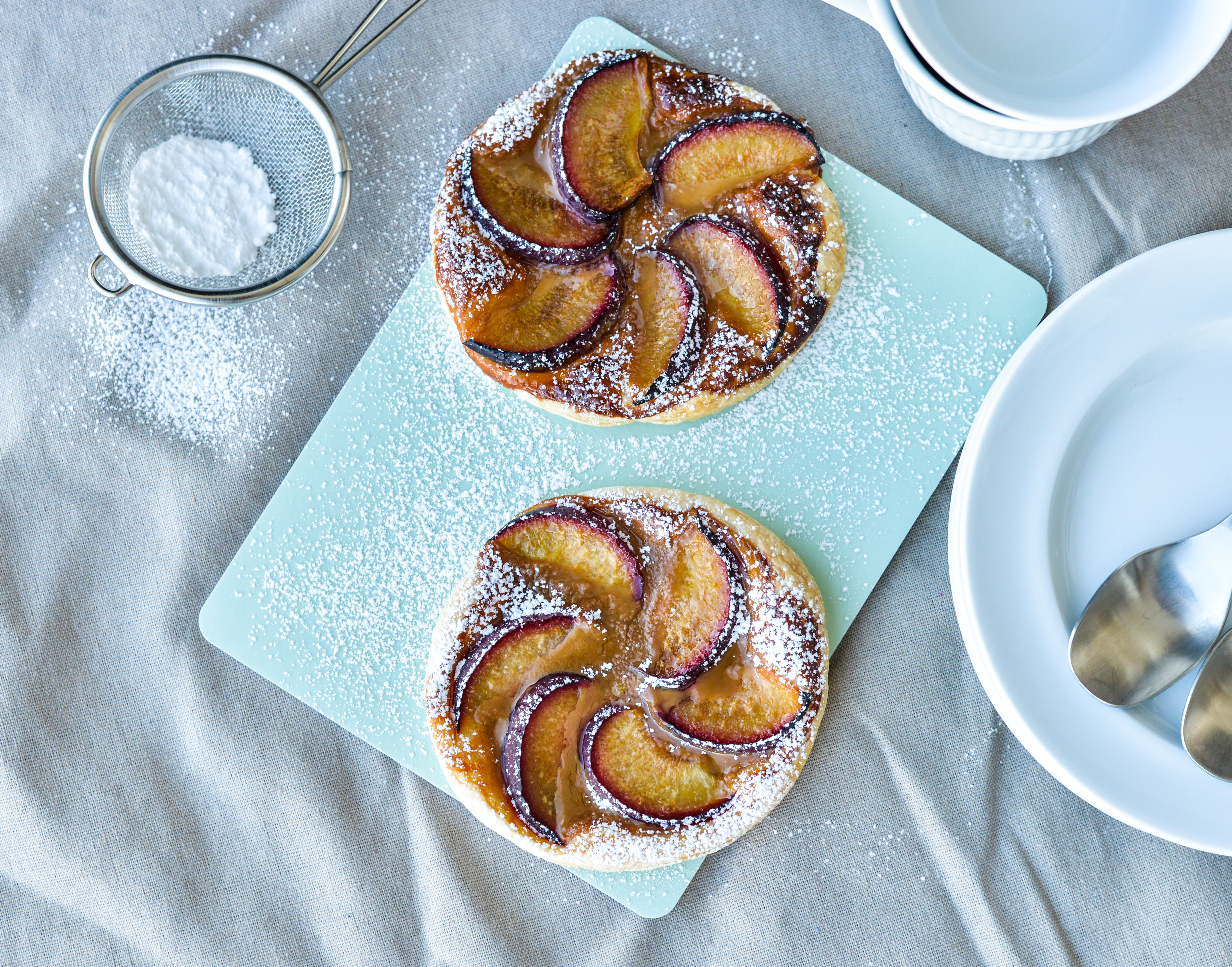 Blommegaletter med karamel