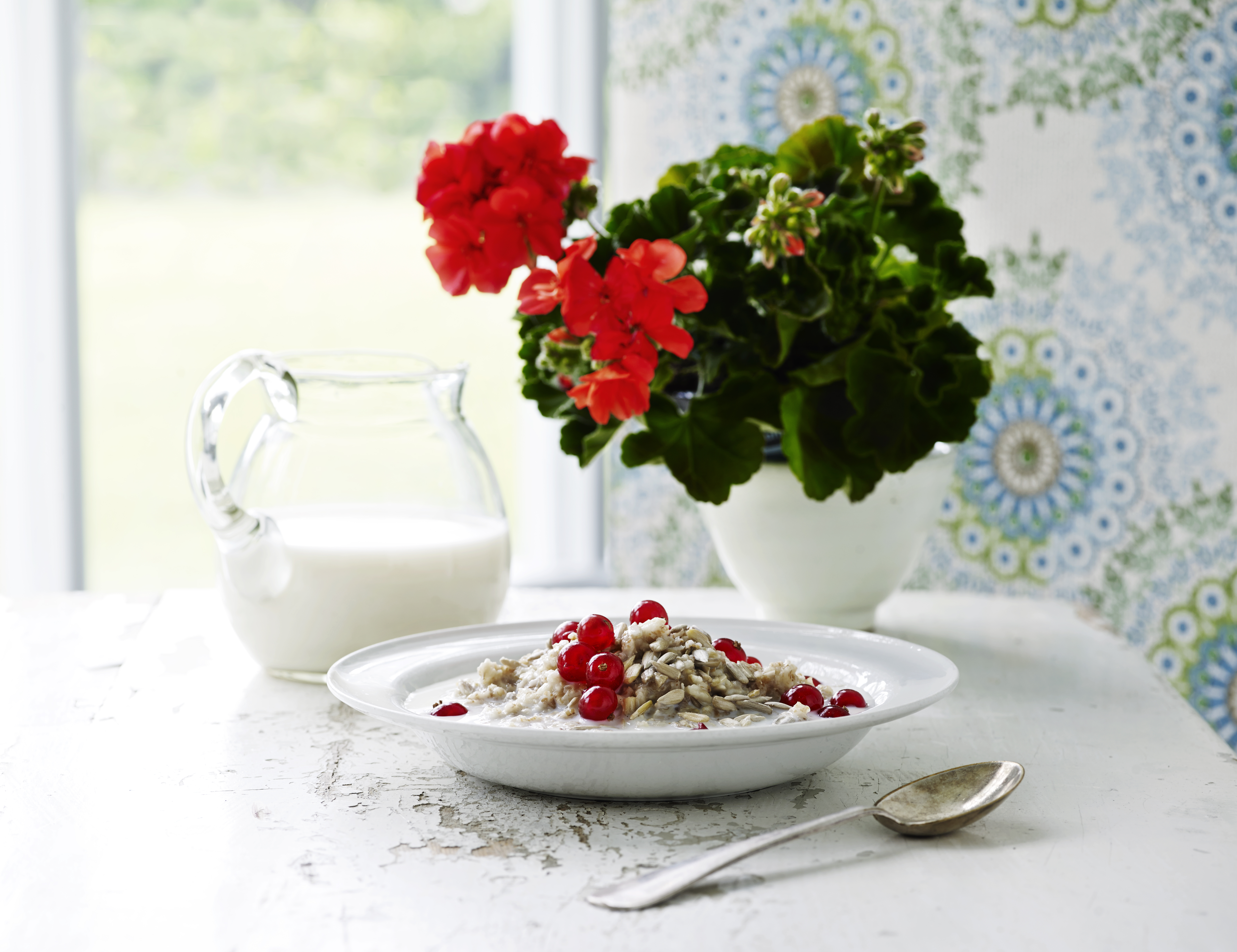 Godmorgengrød med gårdmælk