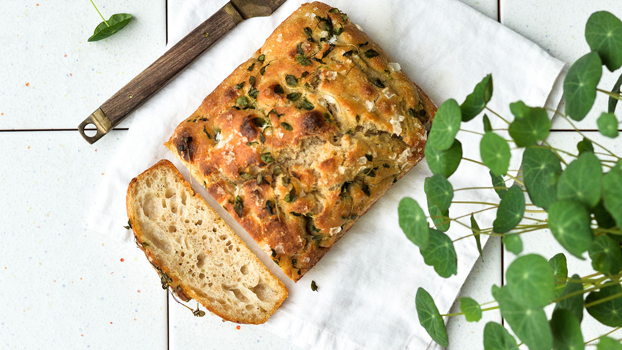 Madbrød – med timian og salt