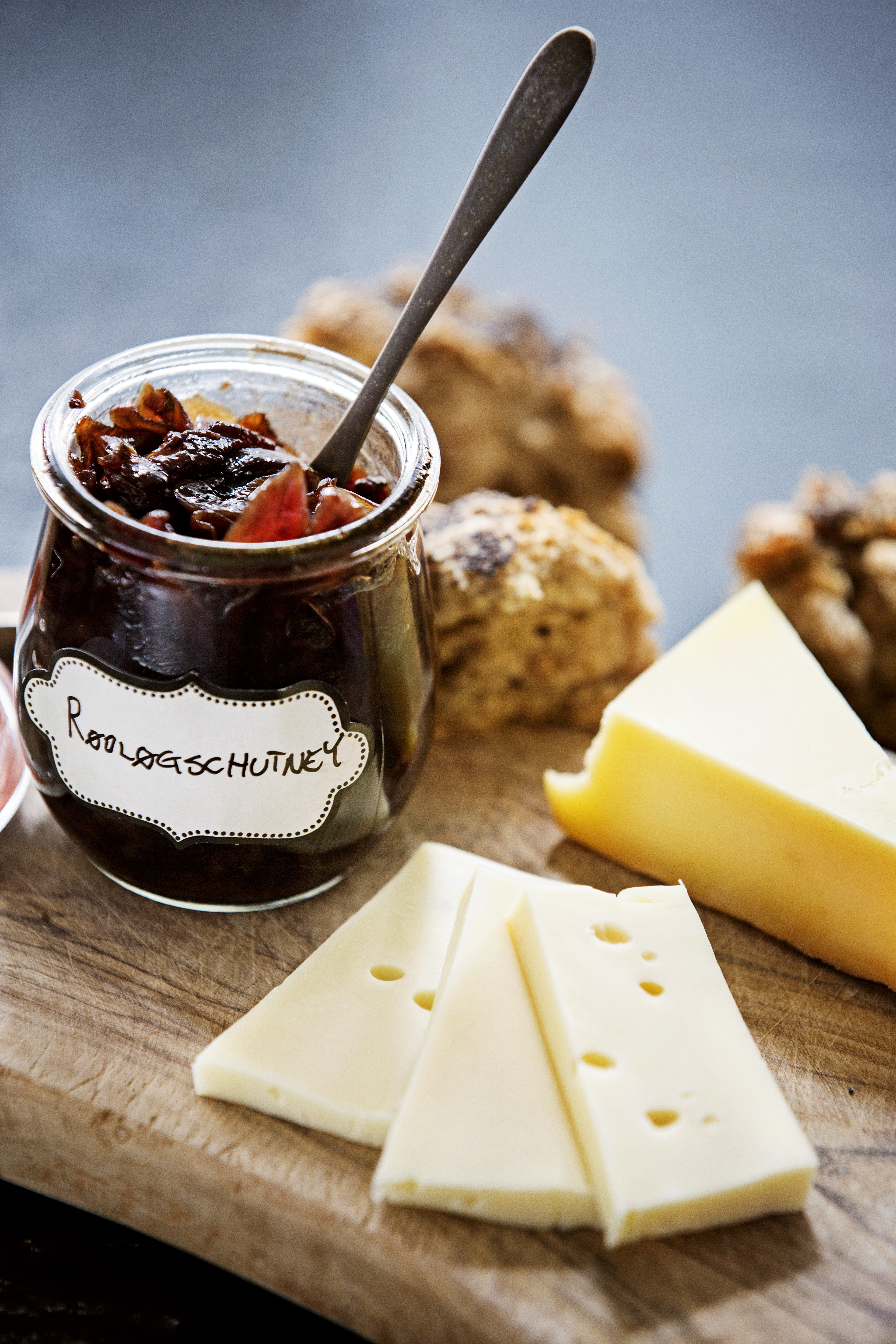 Karamelliseret rødløgschutney