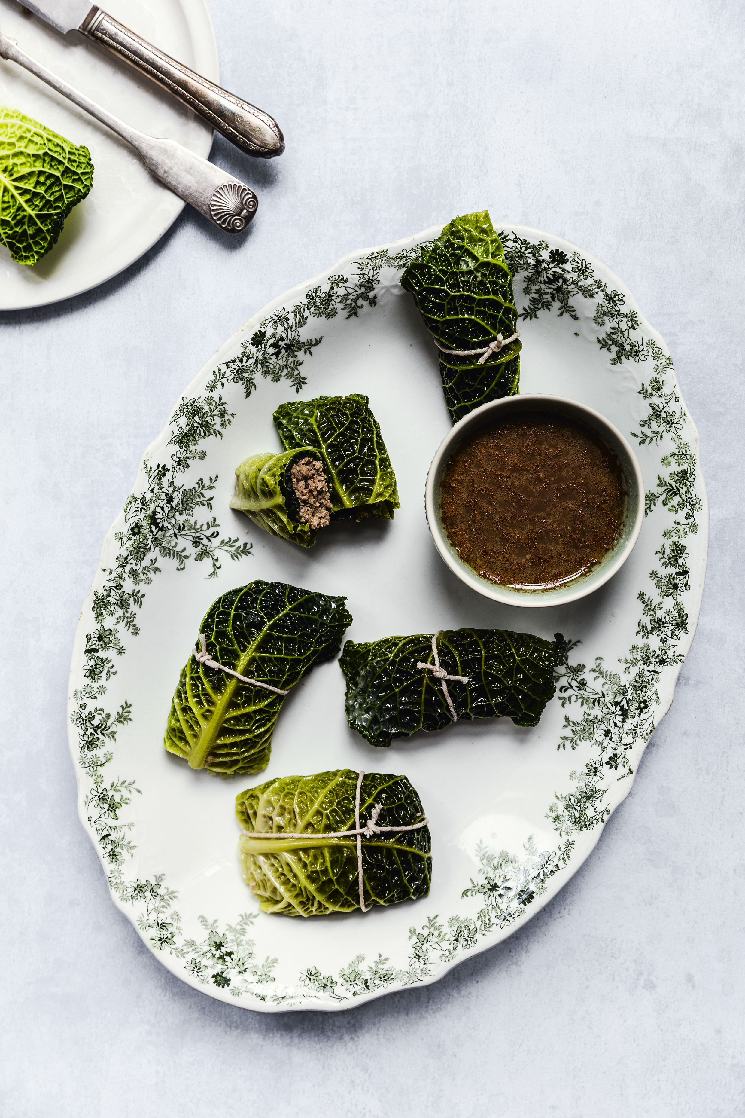 Kåldolmere med hakket oksekød