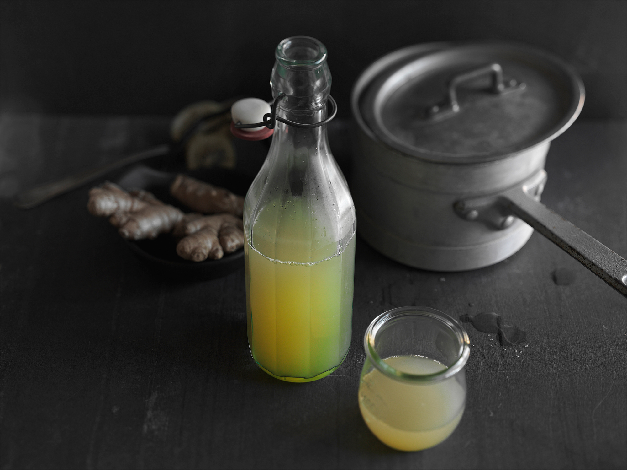 Hjemmelavet ingefærsaft