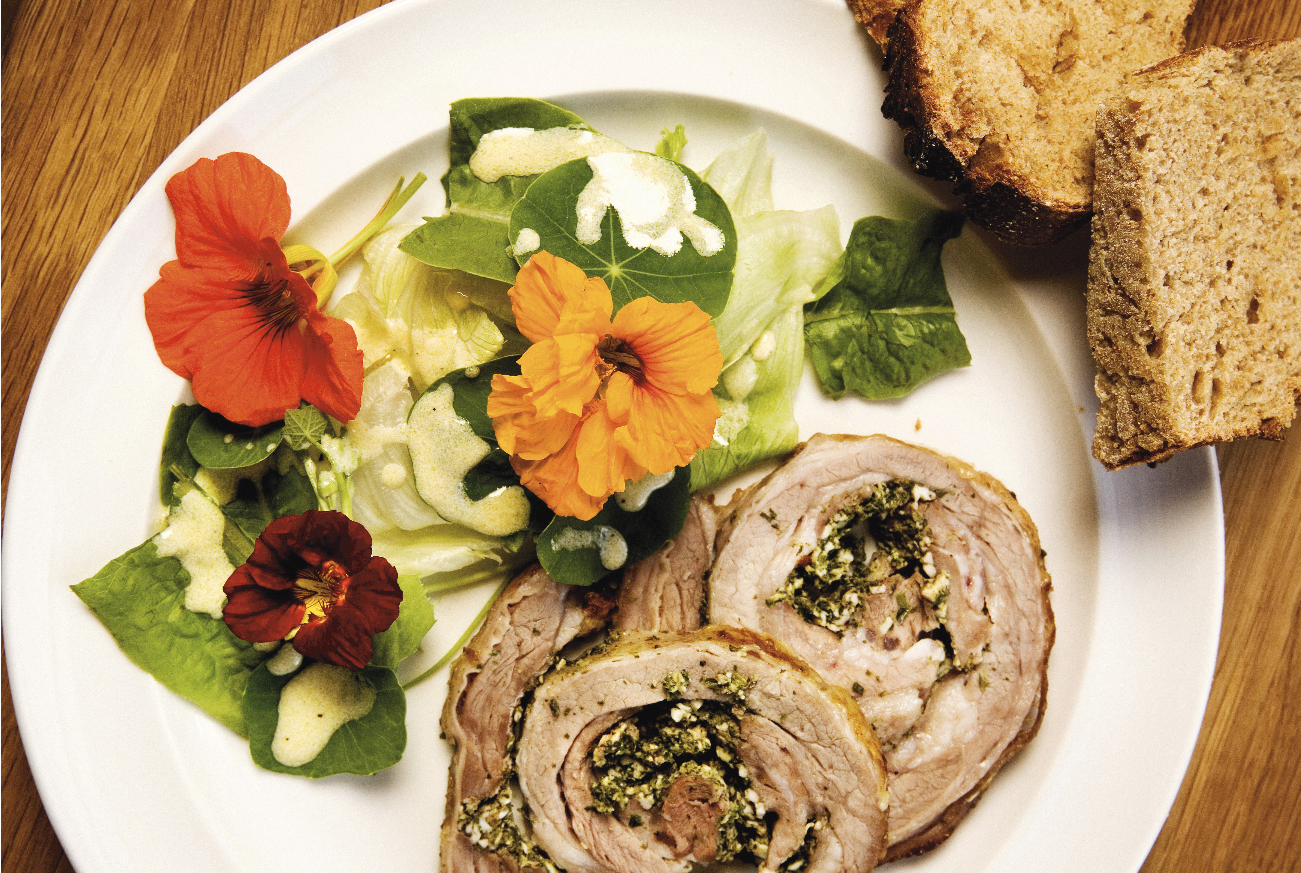 Salat med tallerkensmækkere