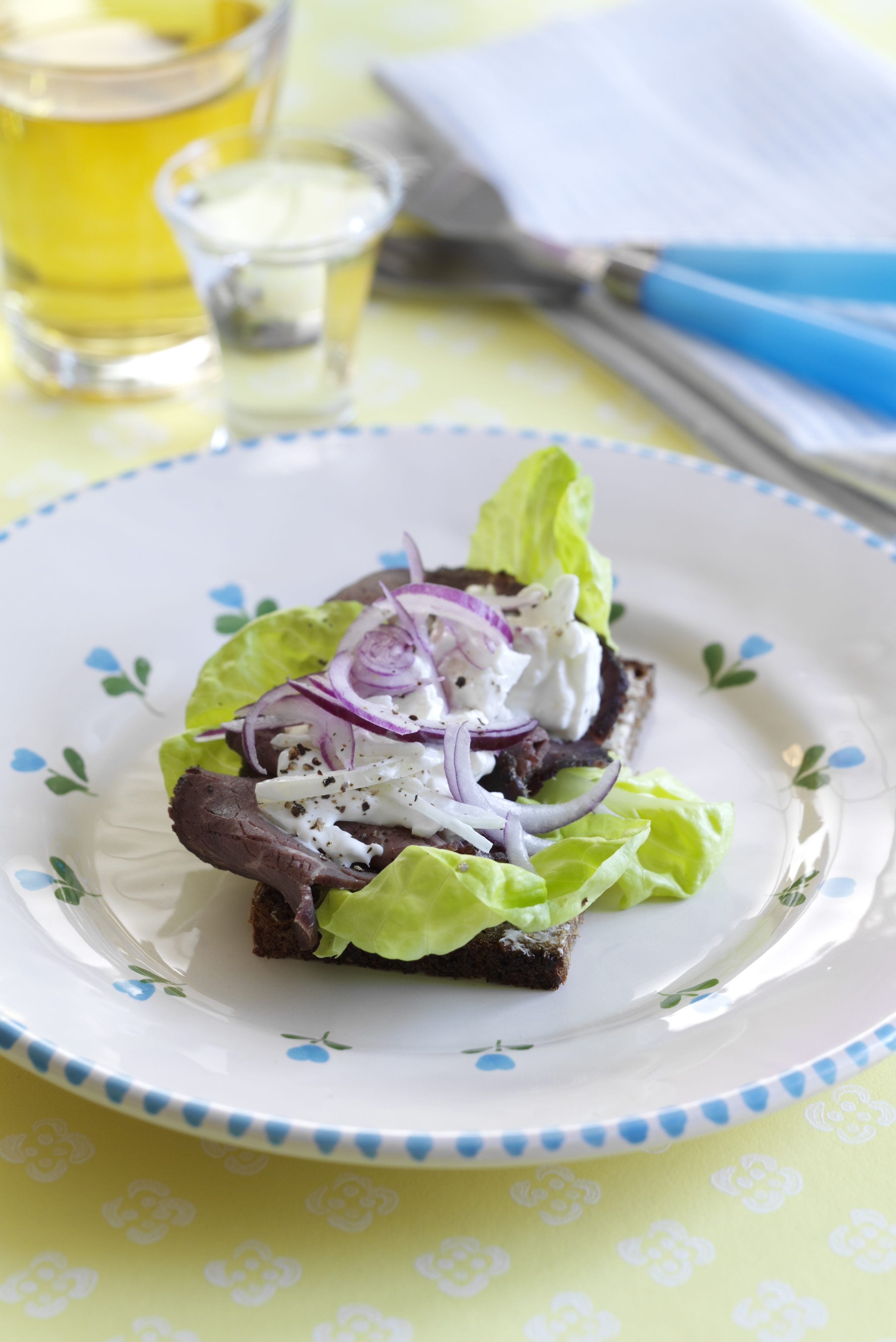 Roastbeef med blomkålssalat