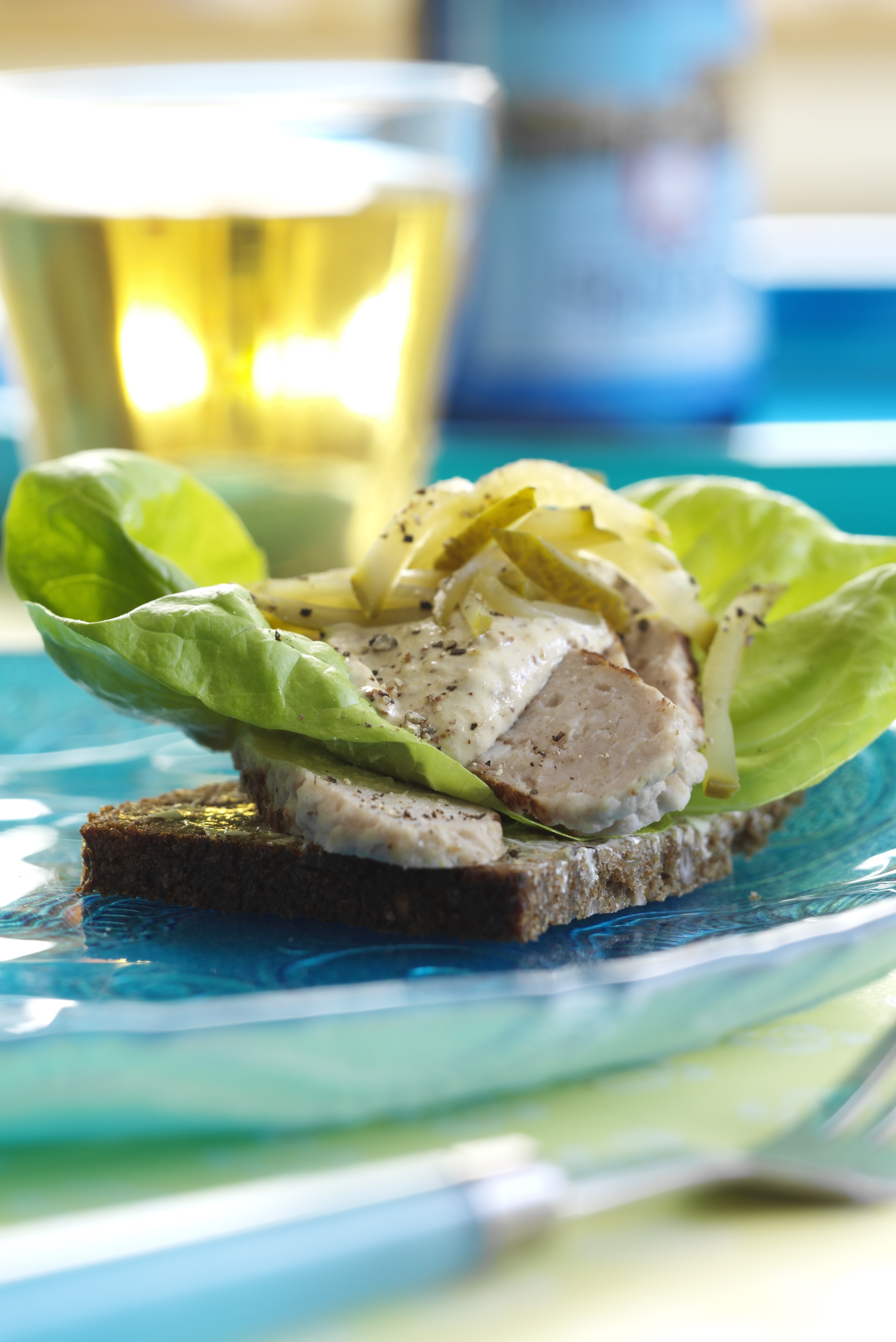 Frikadeller med grov sennepscreme