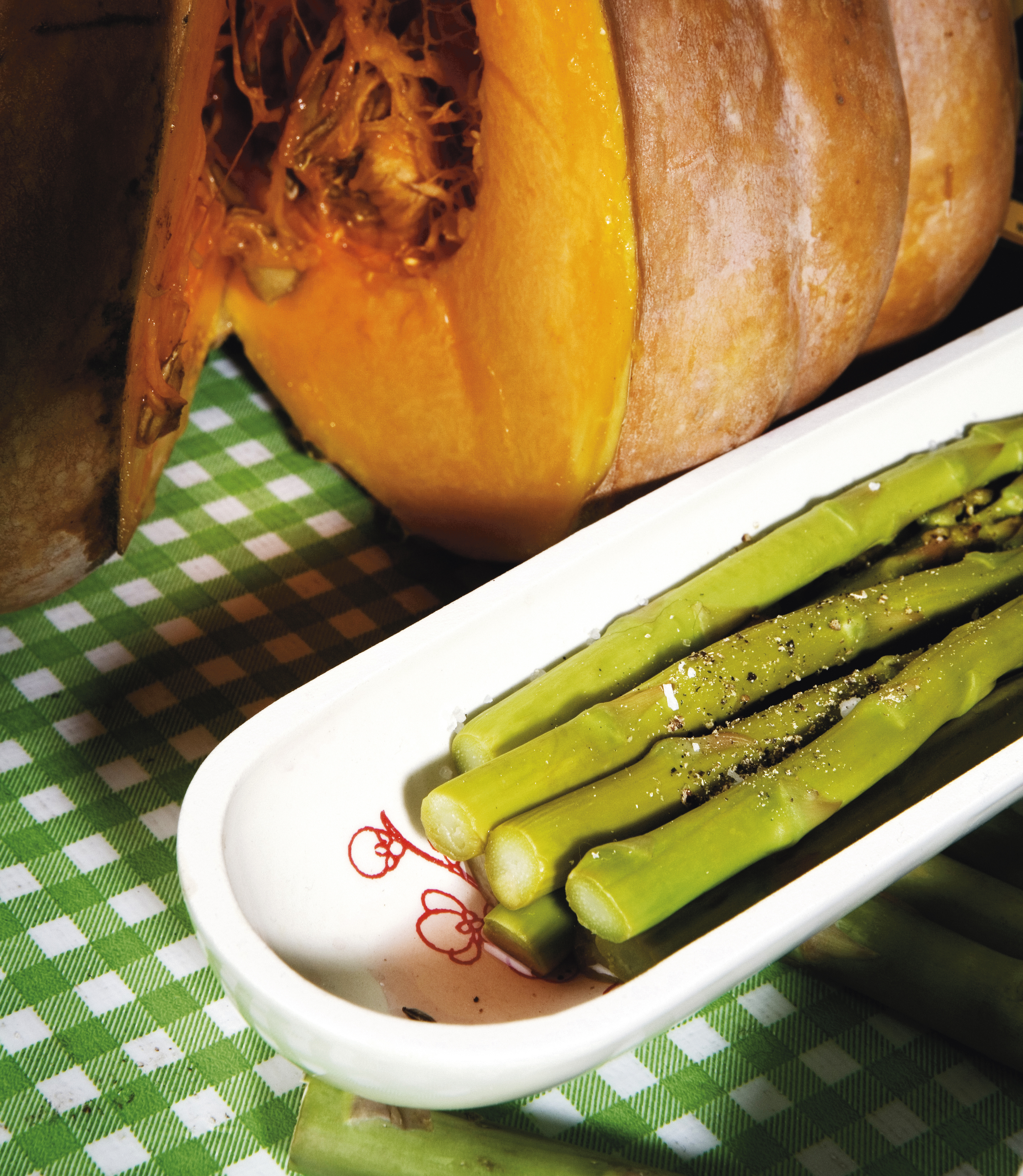 Græskar tilberedt som kål