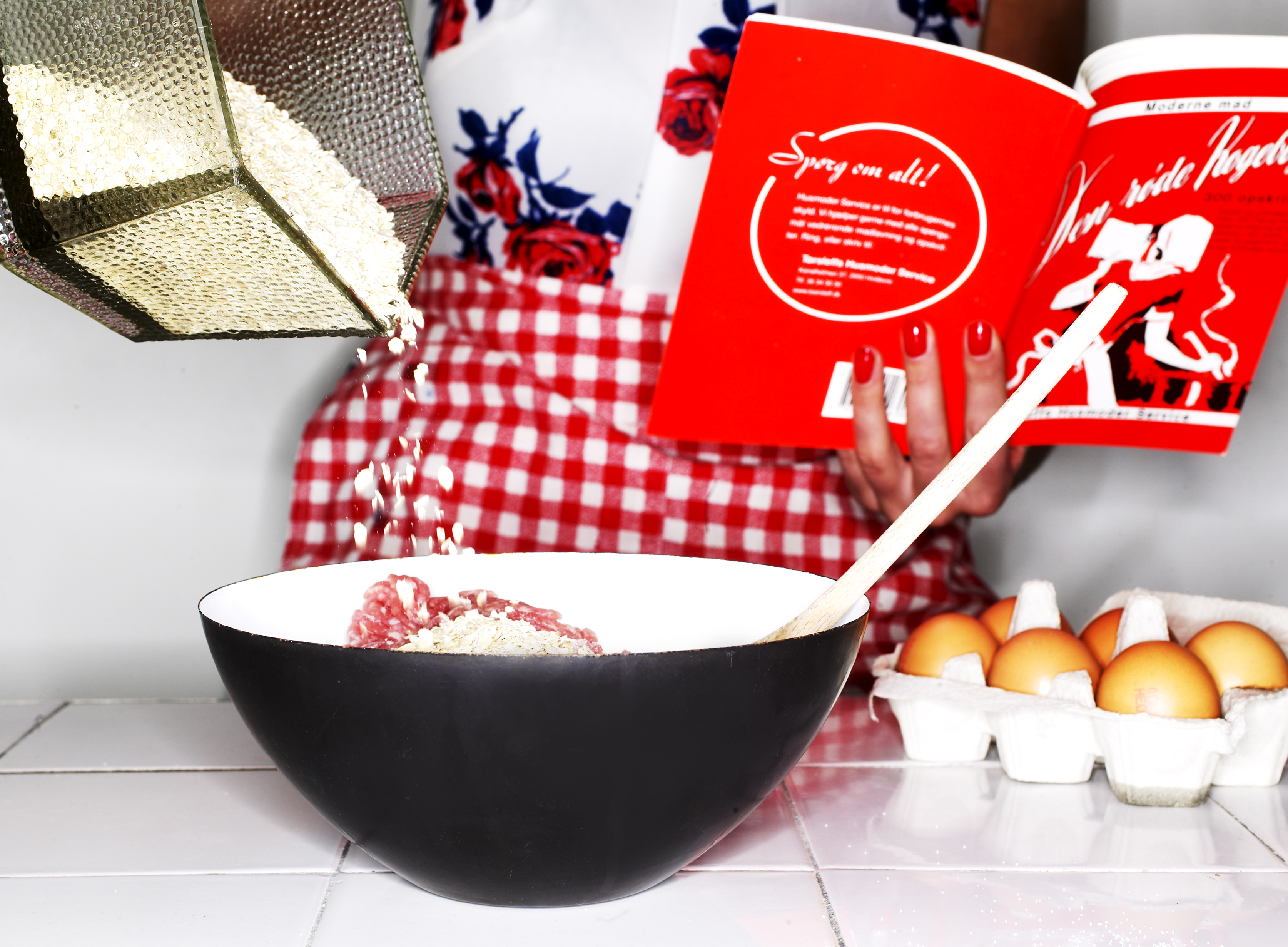 Lammefrikadeller (krydret)